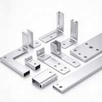 Pièces en tôle OEM, service de découpe laser en aluminium, support métallique personnalisé, boîtier de cabinet