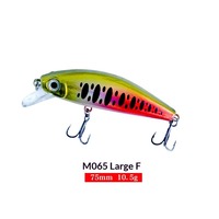 Leurre de pêche Minnow coulant 75 mm 10,5 g, leurre dur artificiel pour la pêche au bar, à la truite, à la perche en eau douce et en eau salée