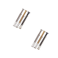 Vis et ressorts de ramassage de guitare personnalisés en acier au carbone en acier inoxydable vis de protection de guitare zingage fixation d'assemblage