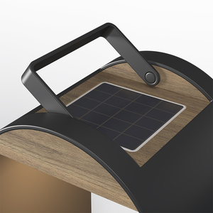 Lanterne solaire en métal de grande taille, étanche IP65, pour l'extérieur - Product Image 5
