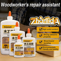 Colle à bois Zhanlida 60 ml, adhésif durable transparent et imperméable pour le hêtre, le chêne, le frêne, le pin et le sapin de Chine