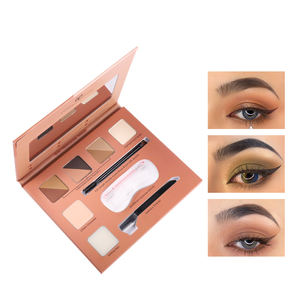 Ustom-logo profesional resistente al agua, 6 Color yebrow Stamp owder 1 Highlighter 1 Wax Row 10 Uds. - Product Image 2