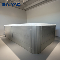 Bain à remous de luxe pour 12 personnes avec fonctions de bain profond, design moderne, extérieur, pour jacuzzi, pour hôtels et résidences privées