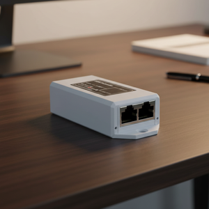Repetidor de Monitor Estándar de 1 Entrada y 2 Salidas, Largo Alcance, 1000 Mbps, 48 V, Gigabit Power Over Ethernet, RJ45, Extensor POE de 3 Puertos - Product Image 1