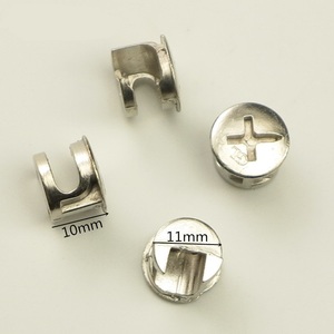 Conector Tres en Uno para Muebles, Tuerca Excéntrica de Aleación de Zinc, Tornillo, Fijación Oculta - Product Image 3