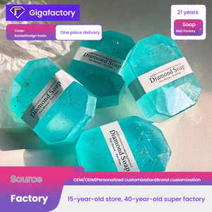 <span class=keywords><strong>Savon</strong></span> fait main CJH avec feuille d'or gemme pour broyer le bain de rétention de parfum et le lavage du <span class=keywords><strong>visage</strong></span> Cadeau de fantaisie pour souvenirs - Product Image 2