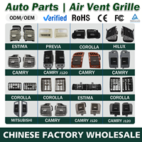 Gril Ventilasi AC Dashboard untuk Toyota MITSUBISHI HONDA NISSAN, Bezel Ventilasi AC, Kit Dashboard, Aksesoris Mobil