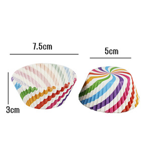 Muffin Cupcake Liners 100pcs Paper Silicone Oil Base Oven Safe Disposable Cake Tools - Product Image 3