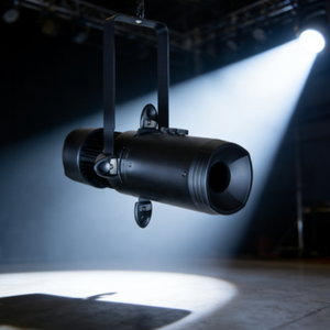 Projecteur LED Elliptique Bicolore 60W à Longue Portée avec Mini Zoom - Angle de Faisceau Réglable, Intensité Variable, pour Studio Commercial - Product Image 1