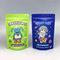 Emballage personnalisé de sachets refermables anti-odeurs pour bonbons, biscuits, gummies comestibles, sachets en plastique Mylar avec fermeture éclair