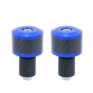 Aluminio 22CM 7/8 \ "Universal motocicleta manillar puños tapa deslizante enchufe Real carbono por OXFORD Accesorios - Product Image 1