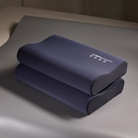 Bantal Busa Memori Deep Sleep Pro 5.0 Zero Pressure Pelindung Leher Isi Poliuretan Slow Rebound Untuk Pelajar & Dewasa (Satu Pasang)