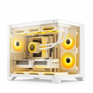 High Quality Gaming PC <strong>Case</strong> M-ATX/<strong>MINI</strong>-<strong>ITX</strong> USB3.0 Mid Tower Transparent Glass Computer <strong>Case</strong> Chassis for Desktop <strong>Cases</strong> Towers - Product Image 2
