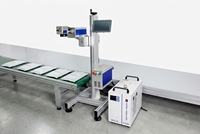 Marqueur laser UV certifié CE 3W 5W, machine de marquage ultraviolet en ligne pour composants électroniques, puces IC, verre