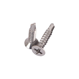 Tornillo Autoperforante para Madera DIN7504 de Acero Inoxidable 304 316 con Cabeza Avellanada Cruzada y Punta de Perforación - Product Image 1