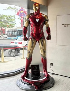 Estatua <span class=keywords><strong>de</strong></span> Iron Man Mark 85 a Escala 1:1 con Luces LED, <span class=keywords><strong>de</strong></span> Fibra <span class=keywords><strong>de</strong></span> Vidrio y Resina, Réplica <span class=keywords><strong>de</strong></span> <span class=keywords><strong>Película</strong></span> <span class=keywords><strong>de</strong></span> <span class=keywords><strong>los</strong></span> Vengadores, Escultura Coleccionable para Exhibición - Product Image 3