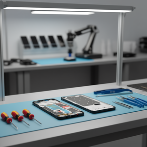 Scocca Intermedia Nera in ABS per Telefono Cellulare Oppo Realme 8i RMX3151 - Product Image 3