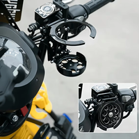 Support universel pour guidon de vélo électrique et porte-bouteille avec construction en métal et ABS, design sportif