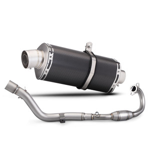 Moto todoterreno para <span class=keywords><strong>Honda</strong></span> CRF300L <span class=keywords><strong>CRF300</strong></span> L <span class=keywords><strong>Rally</strong></span> 2021-2024 sistema completo de escape de motocicleta modificar silenciador T138 con línea de tubo delantero - Product Image 6