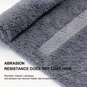 Toalla de microfibra supersuave y absorbente de 40x40 cm para tejer trama sin bordes con detalles automáticos para limpieza de lavado de coches - Product Image 4