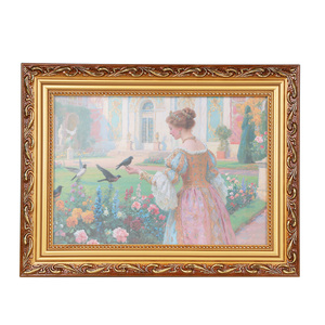 Bán Buôn Phong Cách Châu Âu Tranh Gỗ Cổ Hình Ảnh Với Khung Vàng Cổ Điển Khung Gỗ - Product Image 2