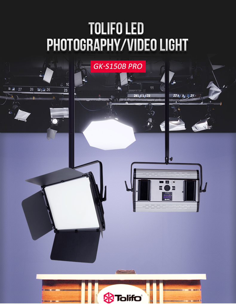 スタジオ照明＊GK-S150B PRO GK-S150B Bi-Color LED Light Panel – tolifo led light