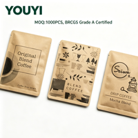 Sachets refermables de qualité alimentaire OEM avec impression personnalisée, matériaux thermoscellables BOPP/EXPE/VMPET/EXPE/S-CPP pour les collations