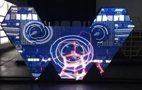 Yake mobile effet 3d Dj cabine Led Pixel Dj Table Dj Console