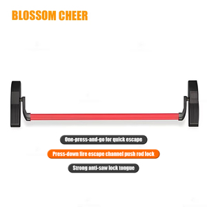 Đẩy khóa thoát khỏi thương mại đôi kính khẩn cấp cháy thép không gỉ bằng chứng thiết bị phần cứng trung thoát đặt cửa hoảng loạn thanh - Product Image 1