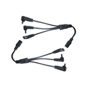 5521一点三路分流电缆24线2芯黑色直流电缆包复成型电缆组件 - Product Image 5