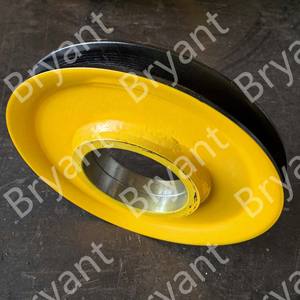 Pièces de machines de construction : Accessoires pour foreuses rotatives – Poulie de treuil à câble en acier - Product Image 6