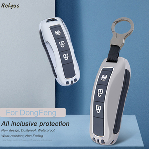 Funda de Silicona Suave con Aleación de Zinc para Llave de Coche, Llavero para Dongfeng Scenery 580 DFSK <span class=keywords><strong>Fengon</strong></span> <span class=keywords><strong>5</strong></span> IX5 IX, Accesorios - Product Image 1
