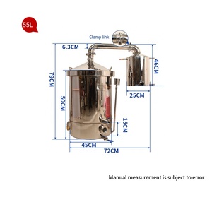 Il distillatore di alcol per distillatore domestico in acciaio inossidabile 304 da 55 litri ha strumenti per la produzione <span class=keywords><strong>a</strong></span> <span class=keywords><strong>casa</strong></span> - Product Image 5