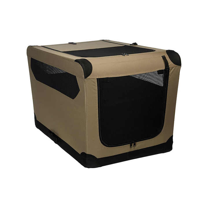 Image showcasing Folding Soft Dog Crate with Carrying Bag - Durable & Versatile