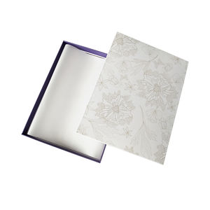 ZY Tapa de embalaje y caja de regalo inferior <span class=keywords><strong>con</strong></span> mangas Bolsas de papel duraderas <span class=keywords><strong>con</strong></span> forro transparente dentro de la caja contenedora de compras rígida de lujo - Product Image 4