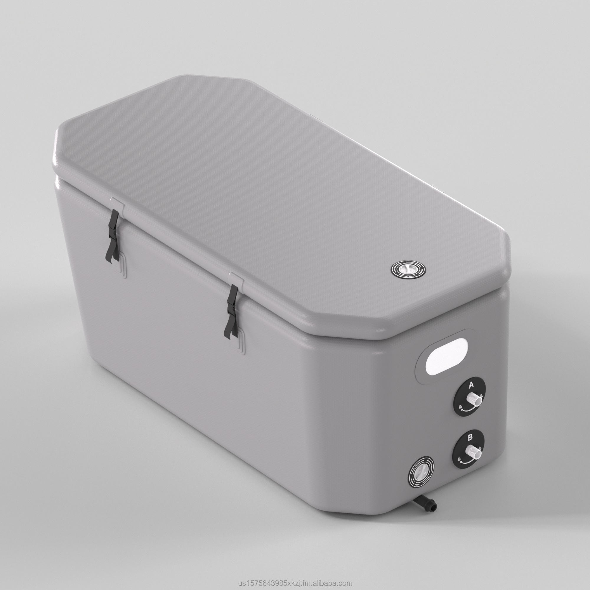 Baignoire de glace grise