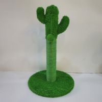 Jouets pour chats en sisal vert, grattoir pour chats en forme de cactus, arbres à chat innovants, grattoir | Multi Cactus post