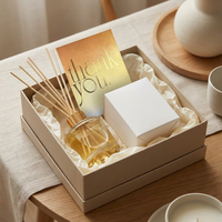 Cartes de remerciement personnalisées pour parfums d'intérieur, cartes à insérer nacrées pour emballage cadeau de bougies aromatiques