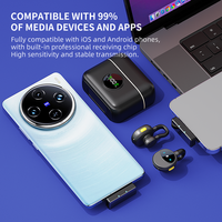 Microphone Lavalier Sans Fil Syncmic S10 Type-C de Dernière Génération avec Portée de 20m, Garantie 1 An pour Smartphone, Diffusion en Direct et Enregistrement