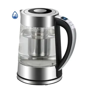 1.8L Digital Keep Warm Function Smart Electric Tea Kettle Glass With Adjustable Temperature Home Appliances