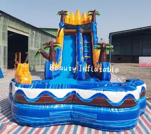 판매용 수영장이있는 새로운 디자인 20ft 풍선 워터 슬라이드 - Product Image 3