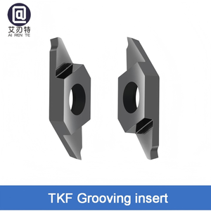 TKF12R/L 16R/L Series Shallow Grooving Inserts, 0.5-2.0mm Width Carbide Tools for Circlip &amp; Snap <strong>Ring</strong> Grooving on CNC Lathes - Product Image 1
