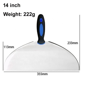 Set di 5 Spatole per Stucco, Raschietti per Vernice, Utensili per Riparare Cartongesso, Rimuovere Carta da Parati, Fango e Intonaco - Product Image 6