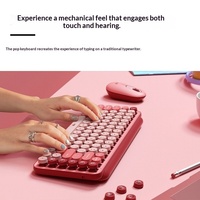 Clavier mécanique sans fil double mode Logitech POP Keys transfrontalier, clavier de bureau USB élégant à 87 touches