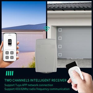 Sakelar Wifi YET402WTR-MF(V3.0) <span class=keywords><strong>2</strong></span> CH, penerima Tuya AC/DC 9-30v 380-868mhz untuk pintu garasi - Product Image 5