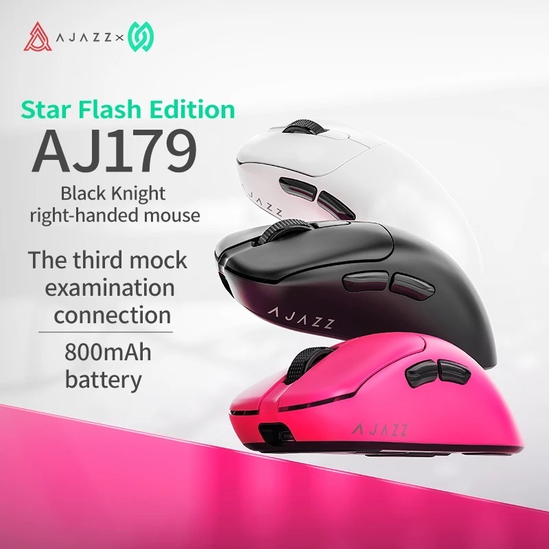 Ajazz AJ179 NL P Mouse - Lightweight 26000DPI Gaming Mouse