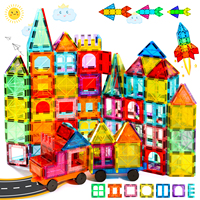 2025 año Venta caliente 100 PC 3D Diy Azulejos magnéticos Bloques de construcción magnéticos para niños