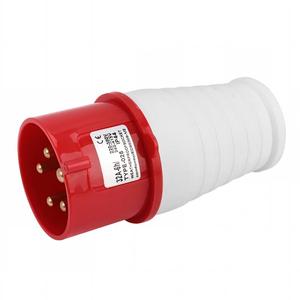 เต้ารับอุตสาหกรรมพลาสติกกันน้ำ IP44 ปลั๊กแบบ UK 3P+E 380-415V 16-32A ได้รับการรับรองมาตรฐาน CE จากโรงงานโดยตรง - Product Image 3
