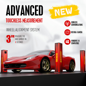 Gatmatic hoàn toàn tự động 3D Bánh Xe liên kết thiết bị không dây touchless xe dịch vụ Bốn bánh xe không tiếp xúc aligner - Product Image 2