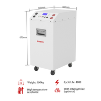 10KWHPortable énergie solaire 48v 200Ah/250ah/300ah/400ah batterie lithium-ion photovoltaïque LiFePO4 pour batteries de système d'énergie solaire